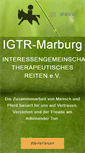 Mobile Screenshot of igtr-marburg.de